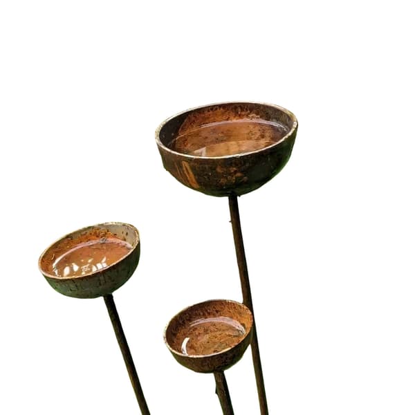 Haglestativsett med 6/8/10 cm forvitrede skåler