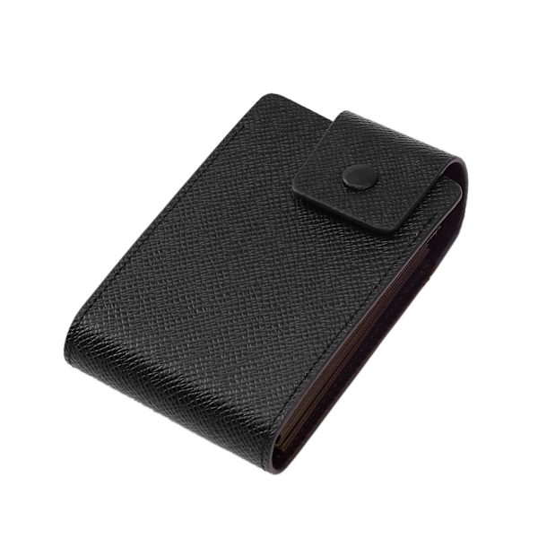 Fashion Business ID Kreditkort Wallet Holder navnekort til Case Pocket Organiz Black