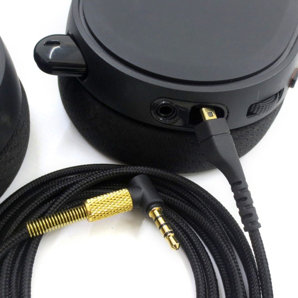 Hörlurar Mikrofonkabel sladd 3,5 mm gränssnitt Klart ljud för Arctis 3 5 7 Pro
