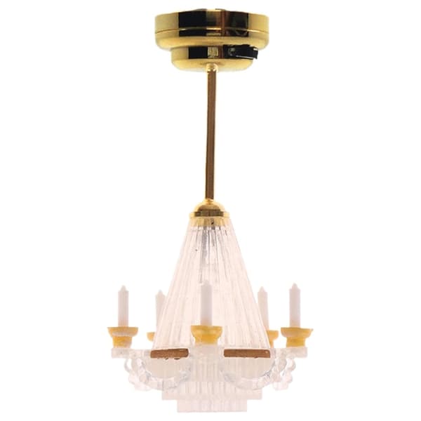 Miniatyr taklampe modell dukkehus tilbehør rollespill møbler