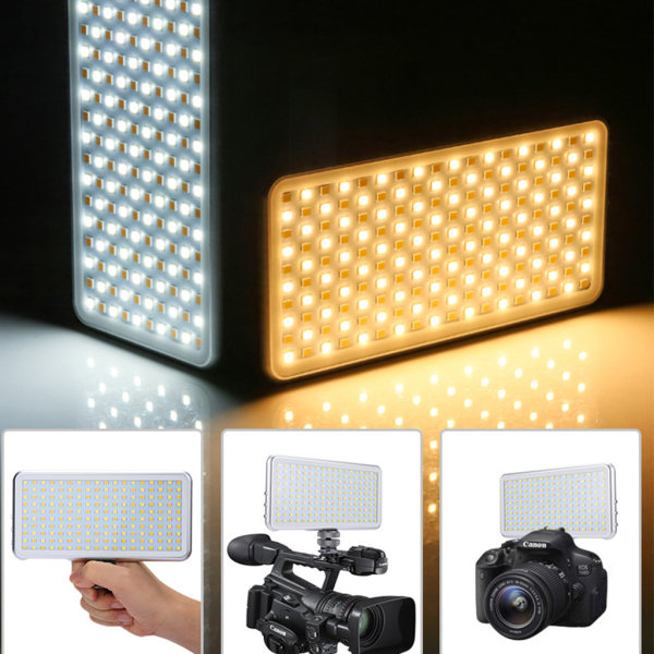Fotografi Fill Light Bi-Color Dimbar 3500K-5600K Lighting Fill Lampa för direktsändning Mobiltelefon Självfoto