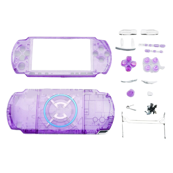 Ersättningshelt hölje Konsol Game Shell Case Cover Reparationsdel för PSP=3000 Anti-Scratch Bärbart Ersättningsskal