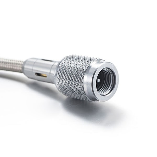 100 cm udendørs camping gasforlænger rør gaskomfur auto-off adaptere komfuradapter gasbeholder forlænger slangeforbindelse