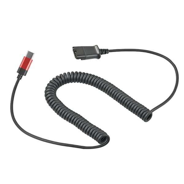 Typ C Anslut till QD-kabel Kundtjänst Tråd inline mikrofon och volymkontroll
