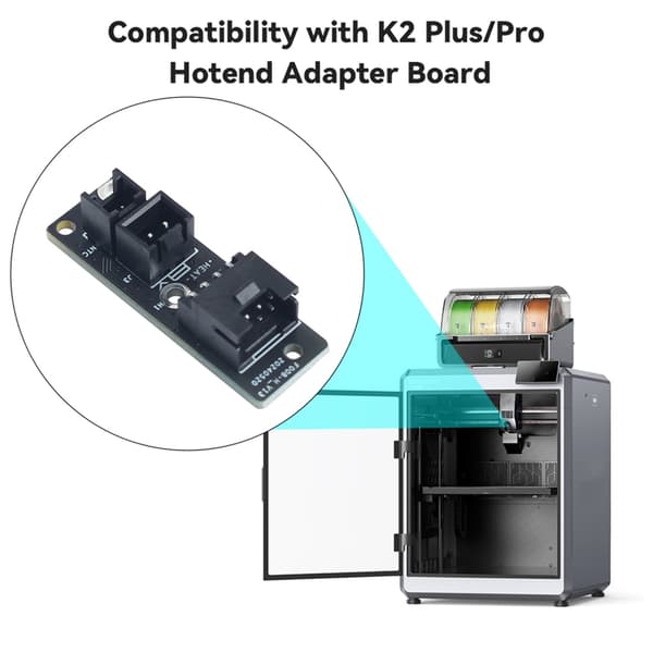 Oppgradert Hot End Adapterplate Lettvekts erstatning for 3D-skriver