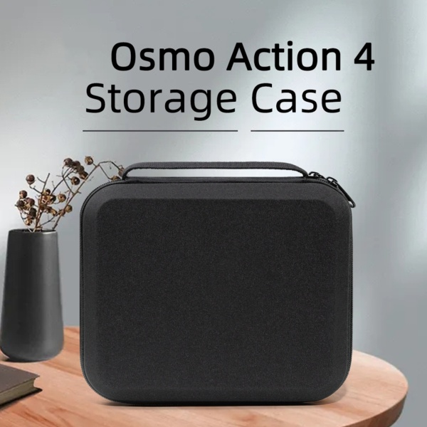 Case för DJI Action 4 case PU-läderhård case för DJI Osmo Action 4 Kameratillbehör Handväska