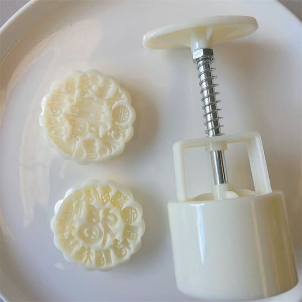 Matvaregodkjent ABS Lunarcake Maker Cast Delight Embossing For Festlig Baking