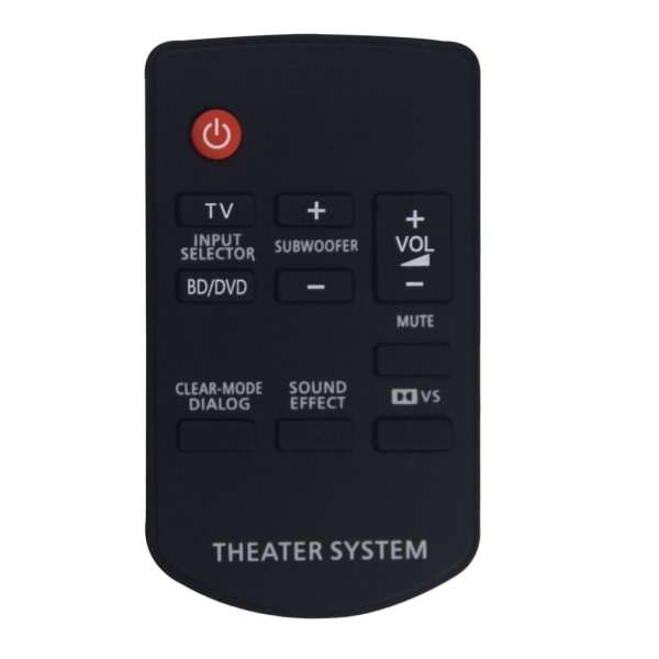 N2QAYC000027 Ersättningsfjärrkontroll för Panasonic Audio Theater System N2QAYC000027 SC-HTB10 SC-HTB500