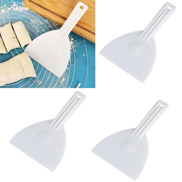 Ergonomisk Håndtak Spatel Deigskrape for Effektiv Baking og Matlaging