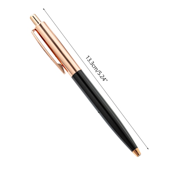 Udtrækkelig kuglepen Business Signering Pen Glat at skrive til hotel Rose gold
