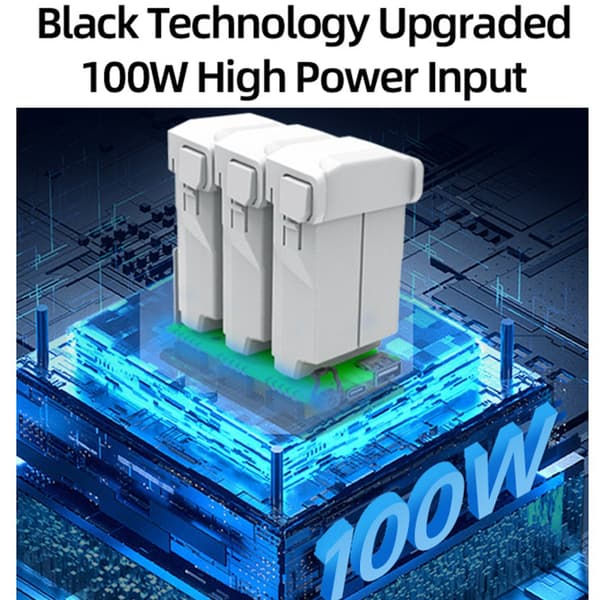 100W Intelligent Flybatteri Ladestation til Mini 3/4 Droner
