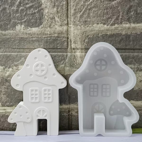 3D Svampehus Silikone Lysforme Nem Afstøbning Silikone Sæbeforme