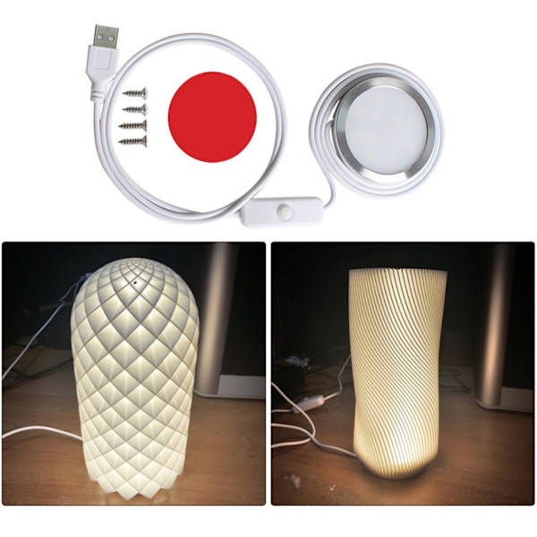 3D-printere LED-lys Kit Dæmpbart LED-lys Kit LED-lyskomponenter
