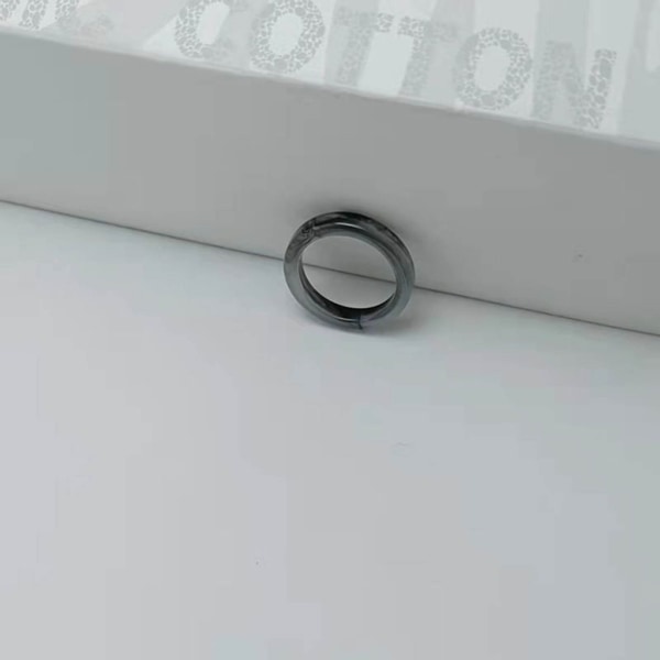 2x Akryl Söta Ringar Set Färgglada Ringar Transparent Stapling Ringar Estetisk null - A