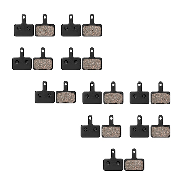 10 par semi-metalliske cykler cykler skivebremseklodser lav støj cykling bremseklodser 01B