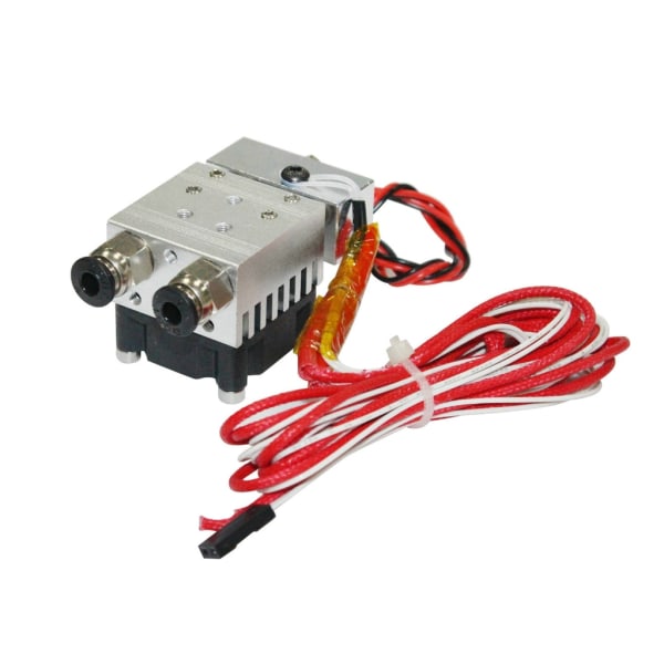 2 in 1 Out Hotend 3D-skrivardel J-head Hotend 12V/24V 1,75 mm 40W med kylare 12V