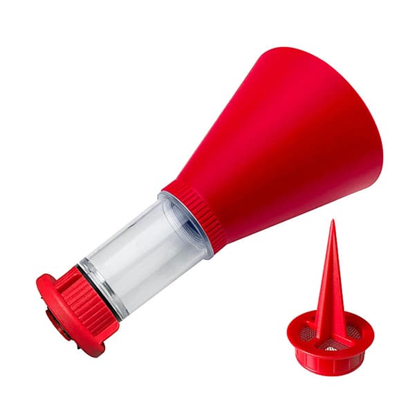 Biloliepåfyldningstragt egnet til køretøjer ABS-konstruktion