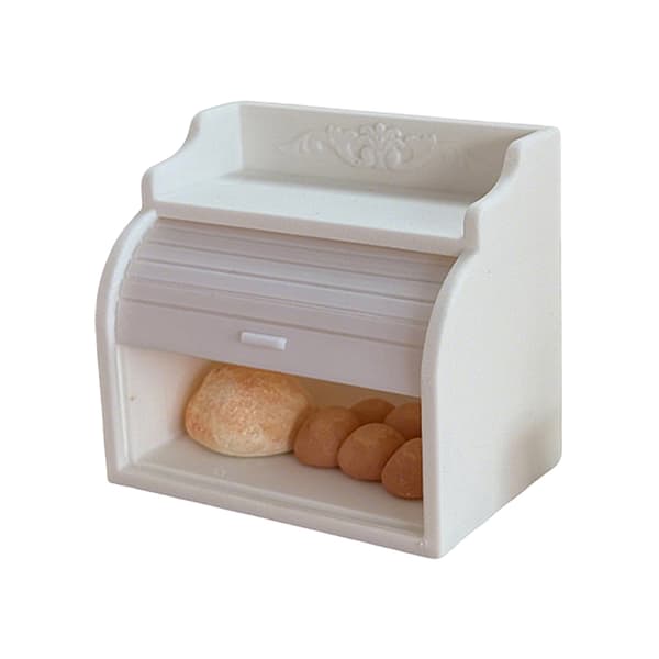 Kreativt foregivelsesleg 1:12 miniature dukkehusmøbler bageriskab model
