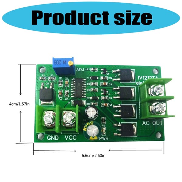 Multifunksjonell 12V Regulator Driver Kretskort Kompakt Størrelse 100W Kapasitet