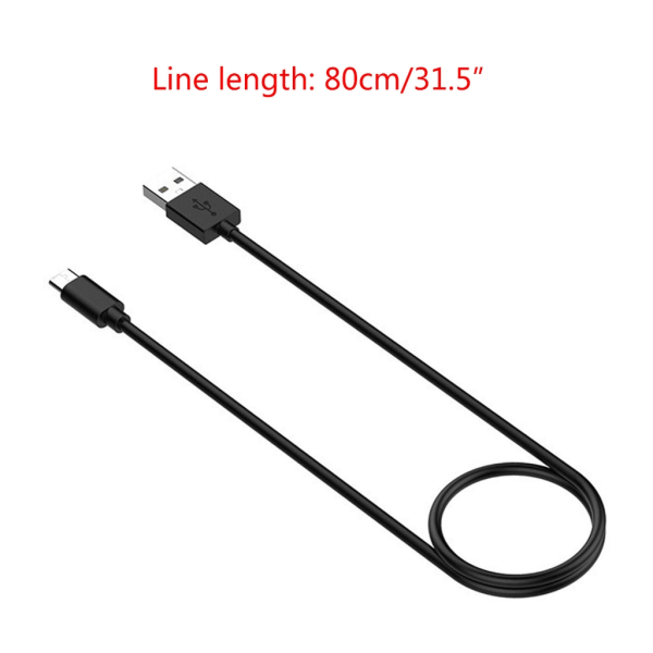 USB magnetisk laddningskabel Power Adapterfäste för PurFree Lite BC04 Black