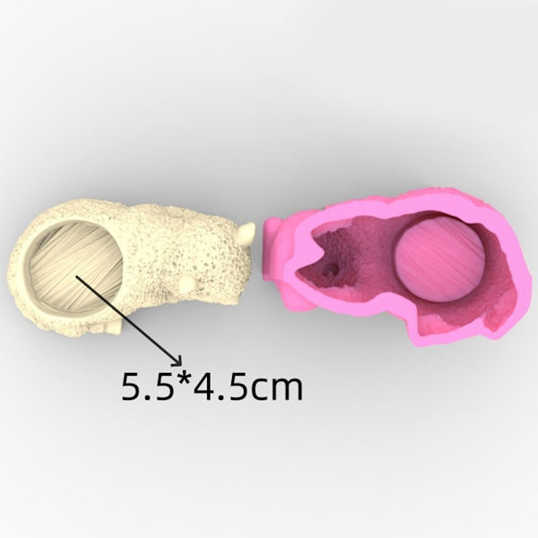 Betonvase Silikoneform DIY Håndlavede alpakaer urtepotter Gips Epoxyharpiks