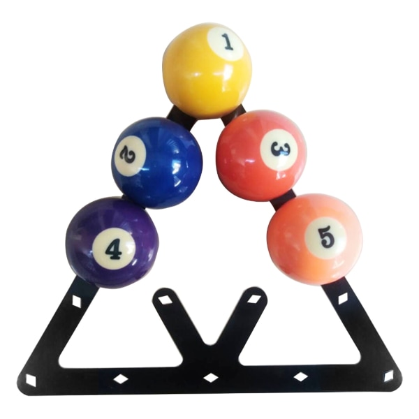 6 stk. Pool Cue Ball Holder Sheet Billardkugle Rack Sheet Pool Cue Tilbehør B