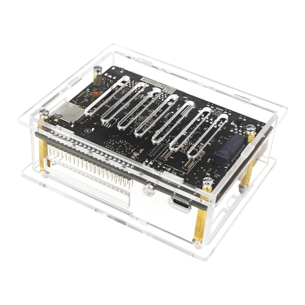 Visionfive 2 RISC-V Board Case Transparent Shell Protection Box för StarFive JH7110 Processor Integrerad 3D GPU