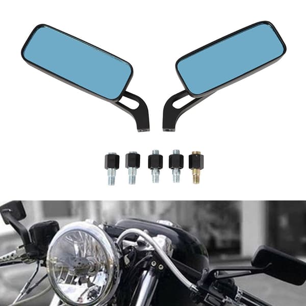 2-pack motorcykelbackspeglar cykelsidospegel metallkonstruktion