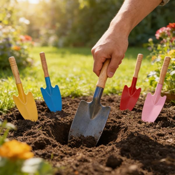10 st jordluckringsverktyg för plantering, omplantering, sommarstrand, småbarn