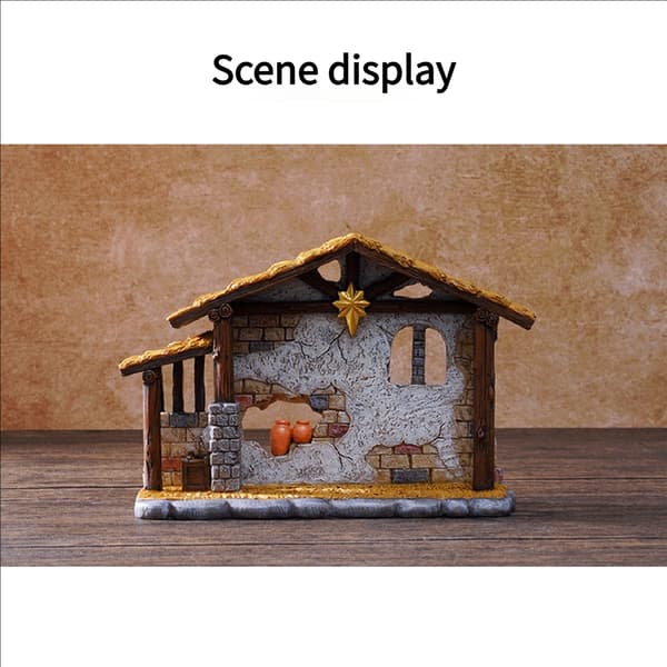 11 cm scene display sæt til hjemmegave