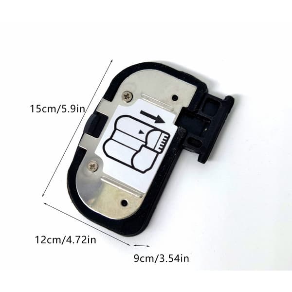 Batterideksel D7000 D7100 D7200 D600 D610 D7500 ABS Materiale