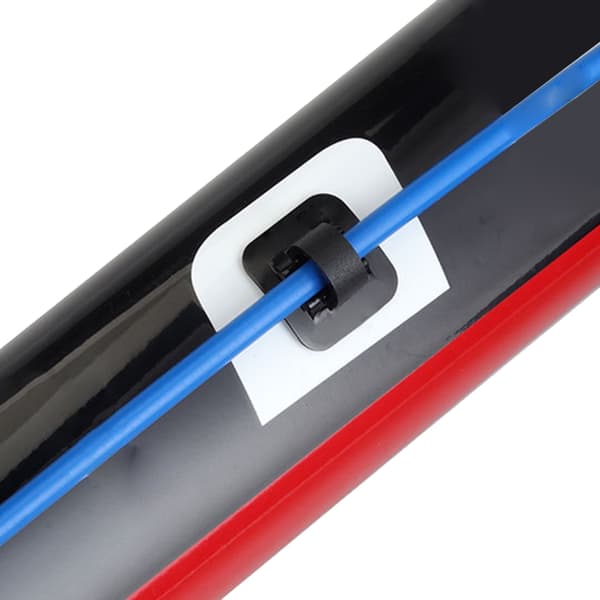 5/10set Plastcykelkabelbasguide Stick-On-guider C-formade klämmor Spänne 10 PCS
