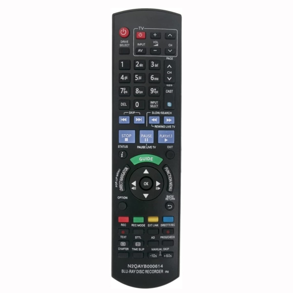 Høykvalitets fjernkontroller for Blu-ray DVD-spiller DMR-BWT700EB DMR-BWT700 DMR-BWT800EB DMR-BWT800 holdbarhetskontroller