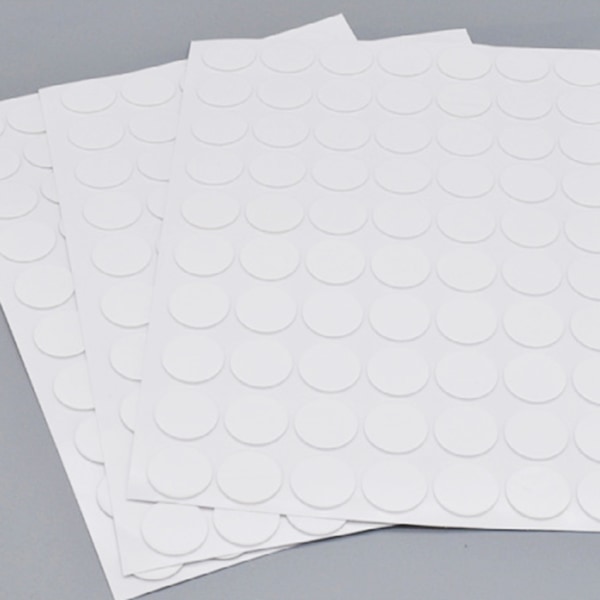 100 st dubbelsidiga klibbiga tejpklistermärken Klara Sticky Dot Stickers Spårlöst klibbigt spackel för juldekorationer null - 100 sheets 40mm