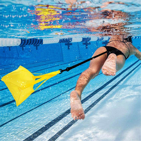 Simparachute för simträning - träningsutrustning för simning 20cm black