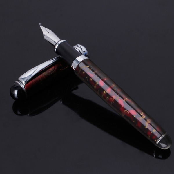 JINHAO X750 Art Fyllepenn Pull-type Cap Curving-nib Skrive Malegave
