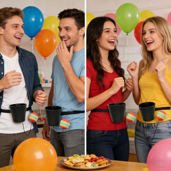 Twerk Swing Bucket Party Game Rask montering for spontane sammenkomster