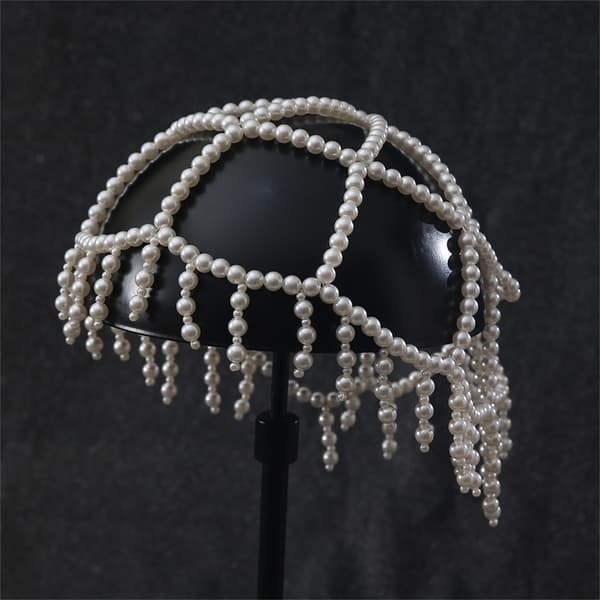 Elegant Flätad Plast Sten Hårkedja Modifierbar Unisex Mode Dekoration