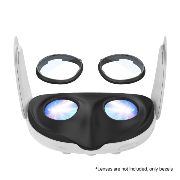 Glasögonbågar VR linsskyddsram för 3 headset Anti-repor Glasögon Spacer Protector Glasögon Linsram