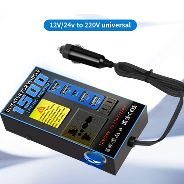 Robust Bilomformer Konverterer 12V 24V Til 110V 220V Elektrisk Energi