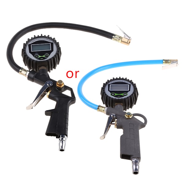 Digital bil Lastbil Dæktryk Inflator Måler LCD Dial Meter Vehicle Tester