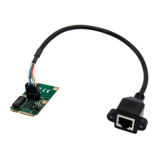 Bärbar dator Mini PciE till Gigabit nätverkskort Rj45 adapterkort höghastighets 1000mbps Gigabit Ethernet RJ45 nätverk