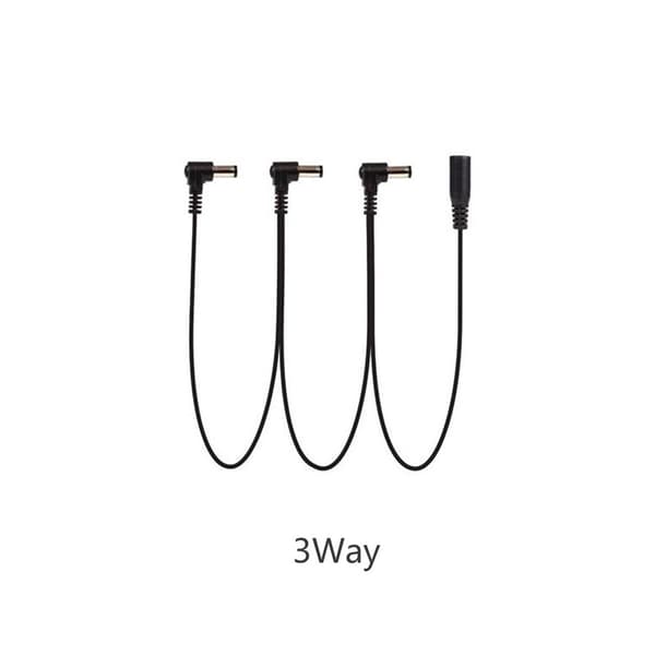 Effektpedal strømforsyningskabel 8 Ways Daisy Chain strømkabel til effektpedal
