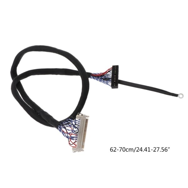 Black Wires Stand LVDS-kabel Lämplig för LCD-skärm med 2-kanaligt LVDS-gränssnitt