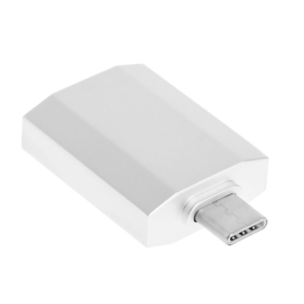 USB-C Adapter Type-C till HDMI-kompatibel omvandlare för MacBook Pro Chromebook Silver
