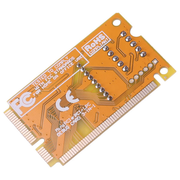 Multifunktionelt 3 i 1 Debug Card Expert PCI PCI-E LPC PC Laptop Analyzer Tester