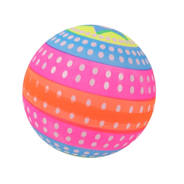 Stor lysende hoppebold Høj hoppende gummibold til børn Flerfarvet glød i mørket Uddannelseslegetøj - skinnende legetøj