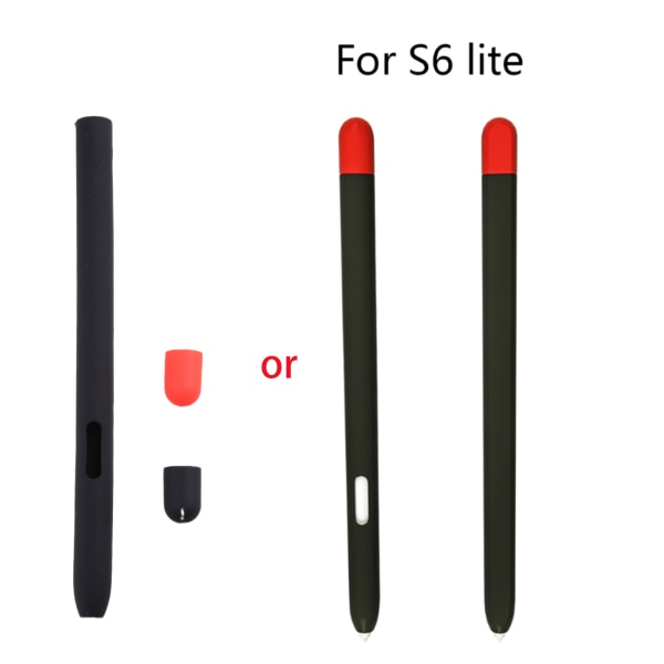 Mote flere farger myk silikon stylus for etui for Tab S6 Lite/S7 nettbrett for berøringspenndeksel