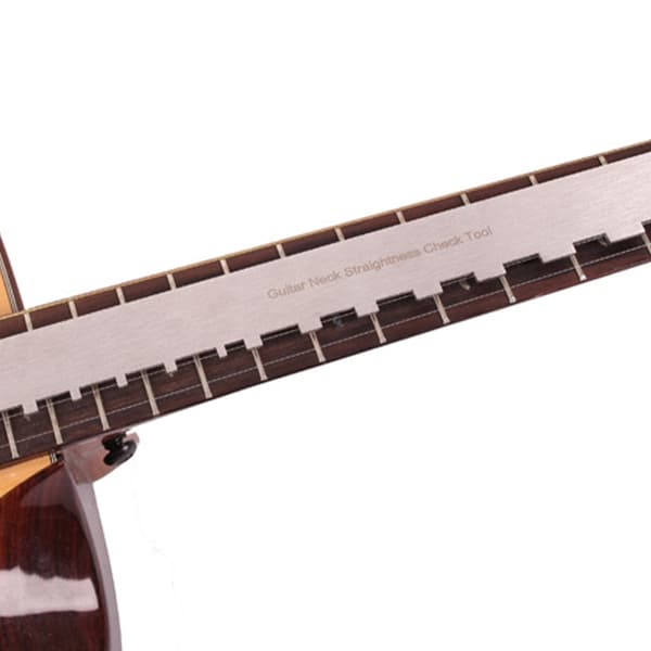 Gitarrhalslinjal Luthier-verktyg, Rak Kant Gitarrhals Skårad Linjalverktyg