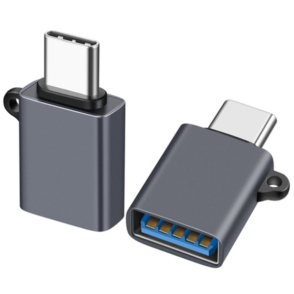 USB C till USB 3.2 10 Gbps Adapter USB C Hane till USB 3.2 Honadapter OTG Adapter Förlängningskontakt för bärbar dator Black